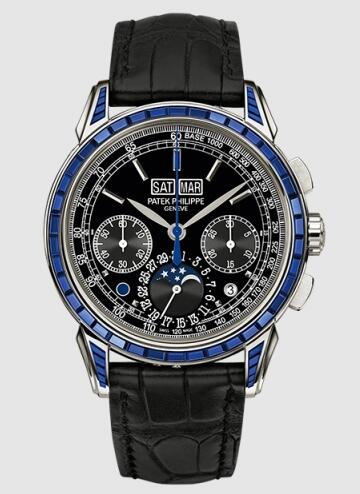 Best replica Patek Philippe Grand Complications Perpetual Calendar Chronograph 5271P Sapphire watch 5271/11P-001